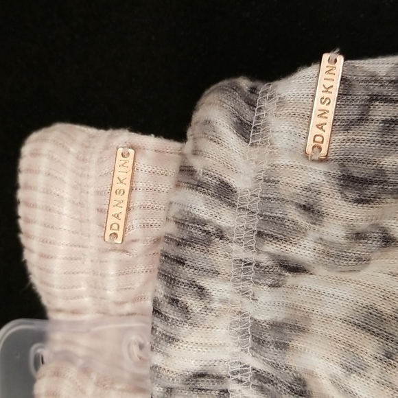 💕DANSKIN💕 PJ Prints & Solid Ribbed PJ Shorts 2Pk Pink & Gray Pattern XL NWT - Picture 7 of 7